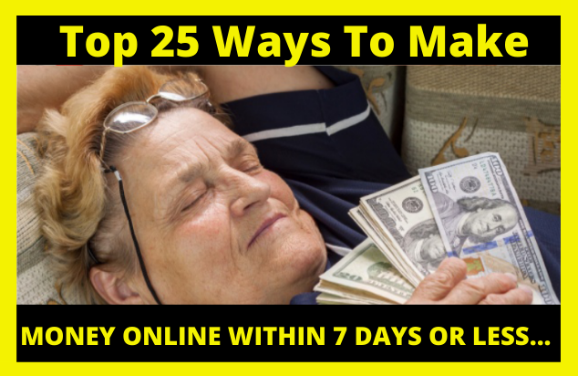 Top 25 Ways To Make Money Online Explained