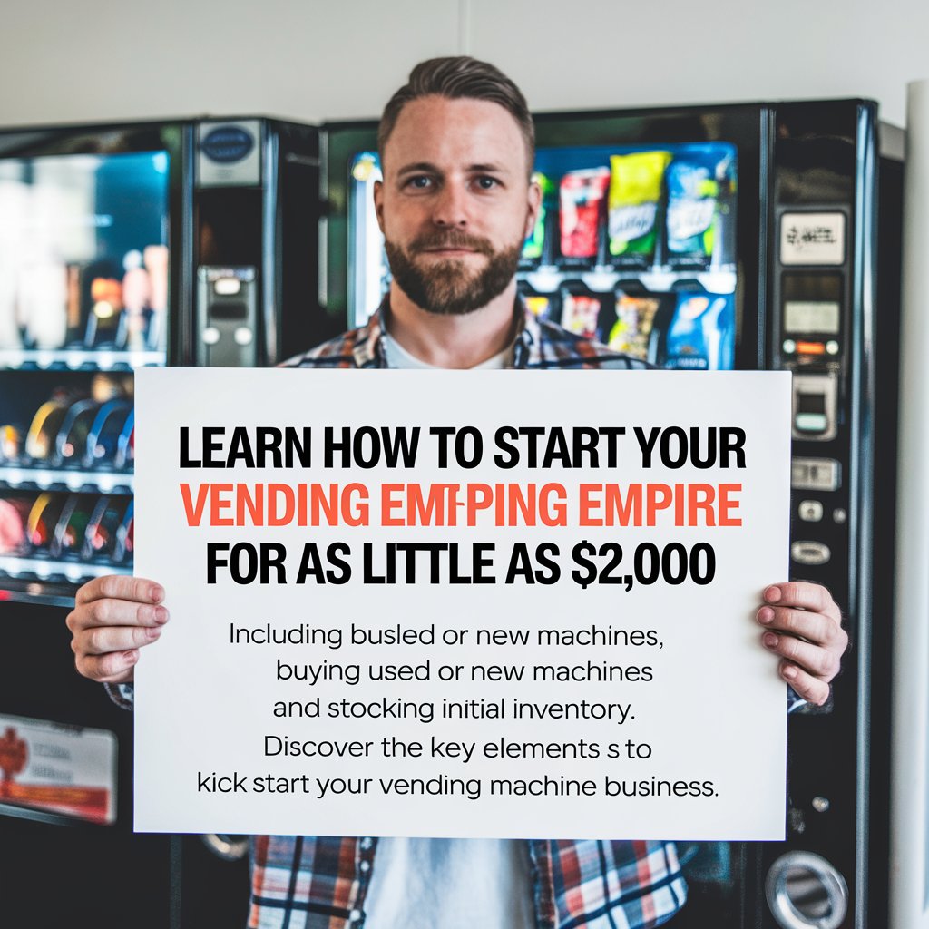 how to start a vending machine side hustle